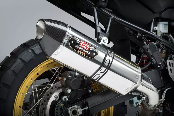 Yoshimura Slip-On Suzuki V-Strom 1000 2014-19 Signature R-77 So Ss-Ss-Cf - Moottoripyörän äänenvaimentimet - D334125 - 1