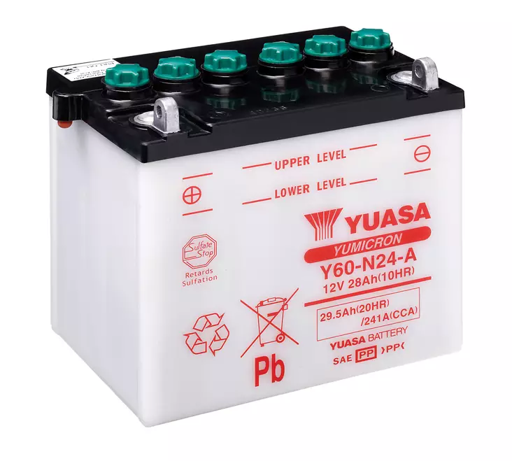 Yuasa akku, Y60-N24-A (dc) akkuhappoa ei mukana - Akut - D755 - 1