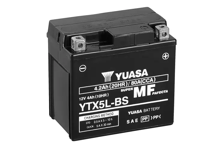Yuasa akku YTX5L-BS (cp) Happopatruuna mukana (5) - Akut - D775 - 1