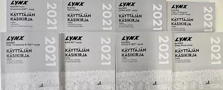 LYNX KÄYTTÄJÄN KÄSIKIRJAT 2021 - Lynx moottorikelkan Lisävarusteet - 136716 - 1