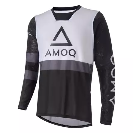 AMOQ Airline Mesh Ajopaita Musta/Valkoinen - Motocross paidat MX - D442616 - 1