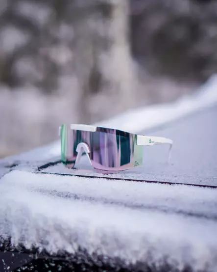 AMOQ Comet Aurinkolasit Valkoinen - Pinkki Peili - Aurinkolasit - D410536 - 1