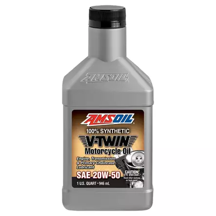 Amsoil 20W-50 Synthetic V-Twin Motorcycle Oil 946ml - 4-tahtiöljyt - D516956 - 1