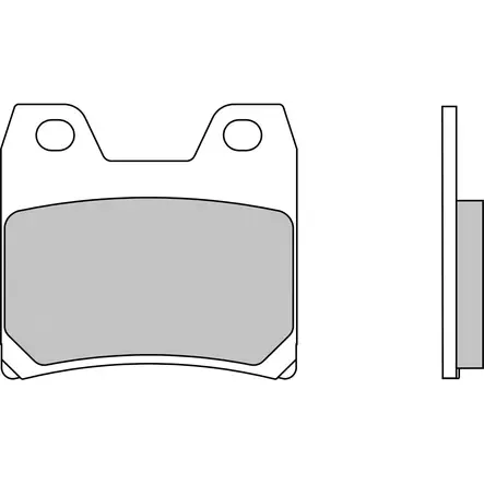 Brembo Jarrupalat Taakse Sintered Road - Moottoripyörän jarrupalat - D83996 - 1