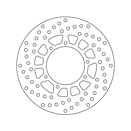 Brembo Serie Oro jarrulevy - Moottoripyörän jarrulevyt - D122846 - 1