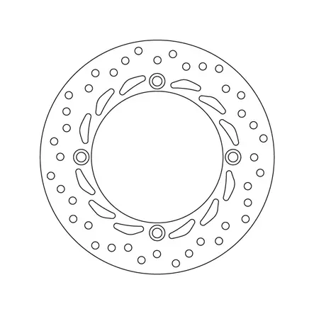 Brembo Serie Oro jarrulevy - Moottoripyörän jarrulevyt - D122876 - 1