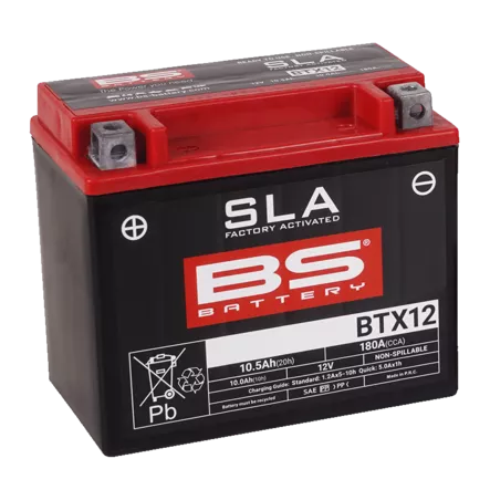 BS Battery BTX12 (FA) SLA - Sealed & Activated - Akut - D262616 - 1