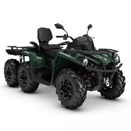 CAN-AM 25 Outlander MAX 6X6 XU+ T - Flat Bed 450 Tundra Green T3b - 60km/h - Can-Am ATV 2025 - 136986 - 1