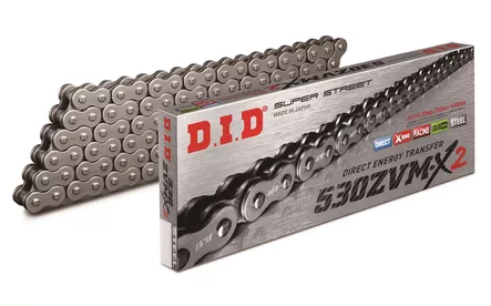 D.I.D 530ZVM-X2 Chain+Connecting link rivet type (ZJ) - Ketjut 530 - D457386 - 1
