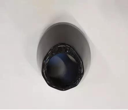 HGS End Cap Racing Carbon 125/250cc 2T Round 70mm - Moottoripyörän äänenvaimentimen varaosat - D502786 - 1