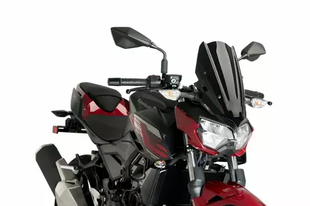 Puig Wind. New Generation Kawasaki Z400 19' C/Black - Moottoripyörän tuulisuojat - D338106 - 1