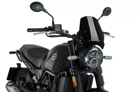 Puig Winds.New Generation Benelli Leoncino 500 C/Black - Moottoripyörän tuulisuojat - D303036 - 1