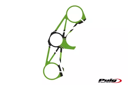 Puig Yoke Protector Kawasaki Zx-6R 636 19' C/Green - Moottoripyörän kaatumatapit - D338306 - 1