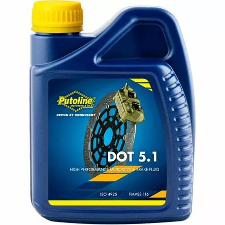 Putoline Brakefluid DOT 5.1- 500 ml (12) - Jarrunesteet - D546296 - 1