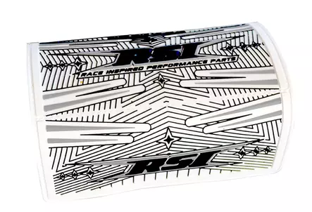 RSI Bar Pad pieni valkoinen - Moottorikelkan ohjaustangon pehmusteet - D229386 - 1