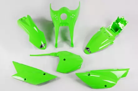 UFO Muovisarja 5-osainen Vihreä KLX110 2010- - Moottoripyörän muovisarjat - D396406 - 1
