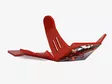 AXP Xtrem HDPE Skid Plate Red Gas-Gas MC250F/EX250F/EX350F 21-23 - Moottoripyörän pohjapanssarit - D458166 - 1