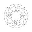Brembo Serie Oro jarrulevy - Moottoripyörän jarrulevyt - D122846 - 1