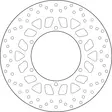 Brembo Serie Oro jarrulevy - Moottoripyörän jarrulevyt - D190906 - 1