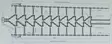 Bronco Lumiketjupari DIAMOND V-BAR (AU-06518) 142x41cm - Mönkijän lumiketjut - D147096 - 2