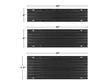 Caliber LowPro GripGlide - Standard (9") -Single Set-8pc. - Muut varaosat moottorikelkkaan - D303796 - 3
