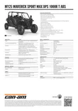 CAN-AM 25 MAVERICK SPORT MAX 1000R T2B ABS - Can-Am SSV 2025 - 138256 - 3