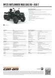 CAN-AM 25 Outlander MAX 6X6 XU+ T - Flat Bed 450 Tundra Green T3b - 60km/h - Can-Am ATV 2025 - 136986 - 3