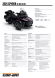 CAN-AM 25 SPYDER RT SEA-TO-SKY 1330 ACE SE6 MINERAL BLUE (DARK) - Can-Am Roadsterit 2025 mallisto - 138856 - 2