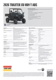 Can-Am 26 Traxter XU HD9 ABS T1b Dusty Navy Satin - Can-Am mönkijät 2026 mallisto - 142136 - 3