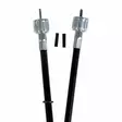 Forte Nopeusmittarin vaijeri Yleismalli p. 78cm Mutteri kiinnitys - Mopon nopeusmittarin vaijerit - D480026 - 1