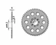 Forte Takaratas, 50 hammasta (420), Ø44mm, MBK X-Limit 98-03 / Yamaha DT50 98-03 - Mopon Takarattaat - D479816 - 1