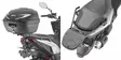 Givi Rear Rack Kymco Krv 200 (2023) - Moottoripyörän laukkujen kiinnityssarjat - D498696 - 1