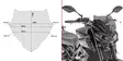 Givi Spoileriplexi savu 28 x 36.5 cm MT-09 (17-18) - Moottoripyörän tuulisuojat - D263576 - 1