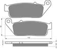 GOLDFREN Jarrupalat 014 Ceramic Carbon S3 - Moottoripyörän jarrupalat - D227856 - 1