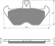 GOLDFREN Jarrupalat 117 Ceramic carbon AD - Moottoripyörän jarrupalat - D227946 - 1