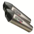 GPR Bmw K 1600 Gt 2017/20 e4 Pair EC-Approv. slip-on exhaust GP Evo4 Titanium - Moottoripyörän äänenvaimentimet - D422746 - 2
