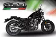 GPR Honda Cmx 500 Rebel 2018/20 e4 EC-Approv. slip-on exhaust Ultracone - Moottoripyörän äänenvaimentimet - D427426 - 2