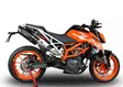 GPR Ktm Duke 390 2017/20 e4 EC-Approv. slip-on exhaust catalized Furore Evo4 Ner - Moottoripyörän äänenvaimentimet - D426566 - 5