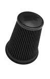 K&N Universal Clamp-On Air Filter 5"Flg 8-1/2"B 5"T 10-1/2"H Gen 3 Dry - Moottoripyörän ilmansuodattimet - D540816 - 1