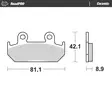 Moto-Master Jarrupalat RoadPRO Ceramic Front Africa Twin 90-92 - Moottoripyörän jarrupalat - D245236 - 1