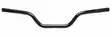 ODI Handlebar V-Twin/Moto "HART-LUCK" 1-1/8" to 1" Polished Black - Moottoripyörän ohjaustangot - D510016 - 1