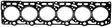 Orbitrade cylinder head gasket - Veneen Sisäperämoottorin osat - D159106 - 1