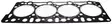 Orbitrade, cylinder head gasket - Veneen Sisäperämoottorin osat - D159116 - 1