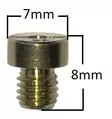 Pääsuutin # 80 Pyöreä 5mm Yhteensopiva: Dellorto - Mopon Suuttimet - D59226 - 1