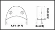 Perf metals anodisarja Johnson/Evinrude/OMC V4-V6 - Anodisarjat - D370176 - 2