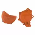 Polisport Kit Clutch+Igni. prot. KTM SX/XC125/150 HUSQ TC125 (16-18) Orange (18) - Moottoripyörän moottorin suojakopat - D400586 - 1