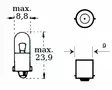 Polttimo 12v 2w Ba 9s - Polttimot - D495146 - 1