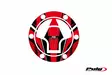 Puig Fuel Cap Cover Mod. Radical Kawasaki C/Red - Moottoripyörän tarrasarjat - D301406 - 1