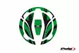 Puig Fuel Cap Cover Mod. Radikal Kawasaki C/Green - Moottoripyörän tarrasarjat - D302416 - 1