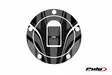 Puig Fuel Cap Cover Radical Kawasaki C/Grey - Moottoripyörän tarrasarjat - D299496 - 1